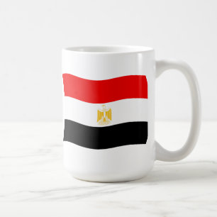 Caneca De Café Egito Flag Mug