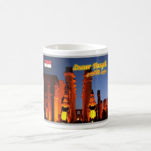 Caneca De Café Egito - Templo de Luxor por Noite -