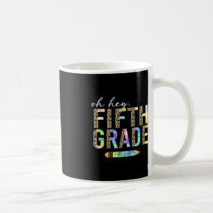 Caneca De Café Ei, 5º ano de volta aos estudantes 5 Gra