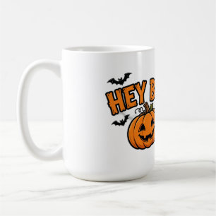 Caneca De Café Ei Boo Abóbora Halloween
