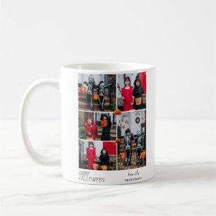 Caneca De Café Ei, Boo! Foto da Família Spooky Halloween