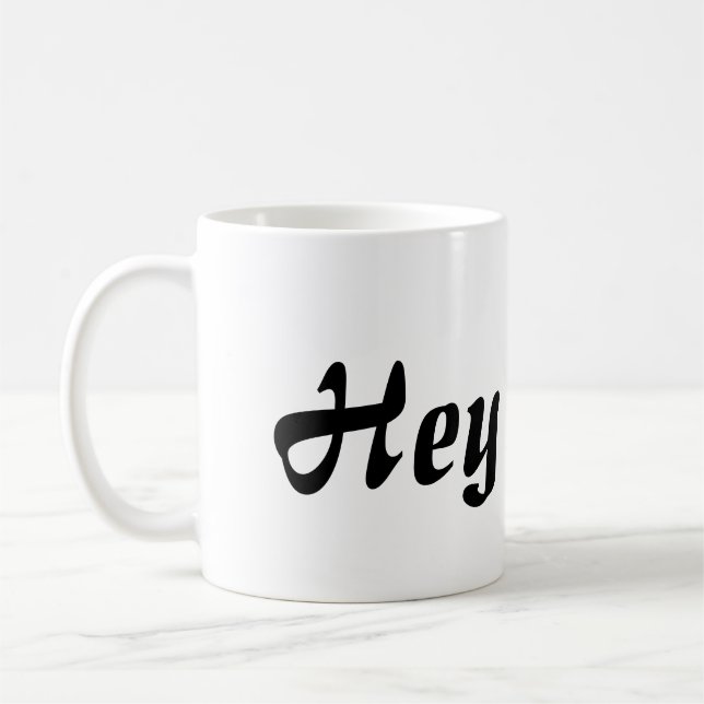 Caneca De Café Ei, Cutie Black Lettering (Esquerda)