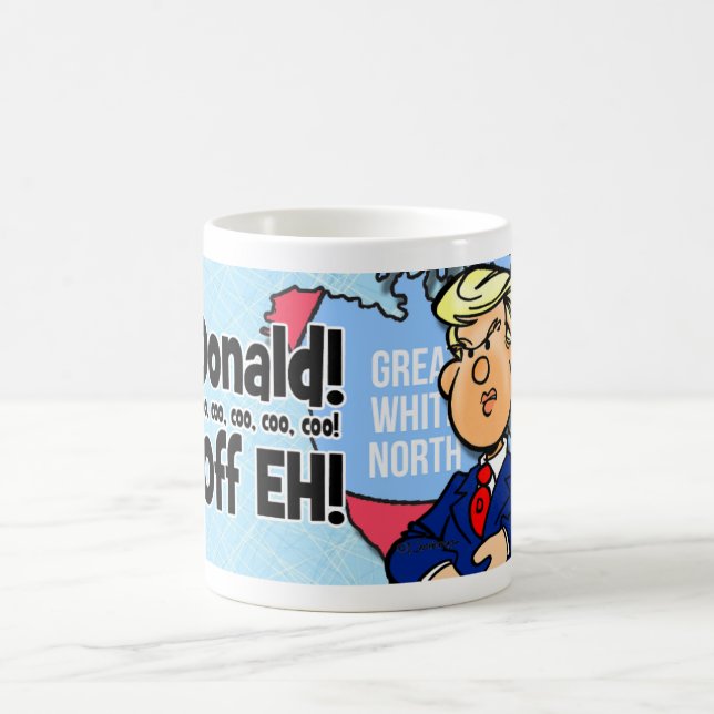 Caneca De Café Ei Donald Tire O EH! (Centro)