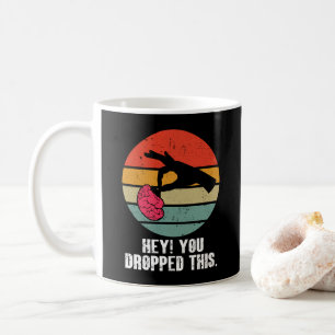 Caneca De Café Ei, Você Deixou Este Cérebro Engraçado Com A Piada