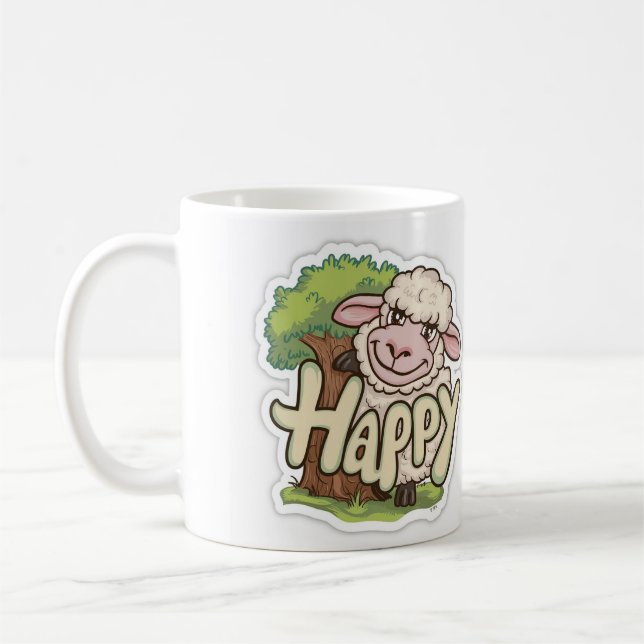 Caneca De Café eid feliz adha design mug (Esquerda)