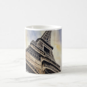 Caneca De Café Eiffel Tower Paris Love City Viagem