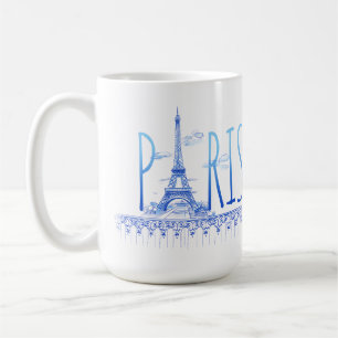 Caneca De Café Eiffel Tower Paris Mug