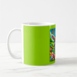Caneca De Café Ein glücklicher Hase und Igel