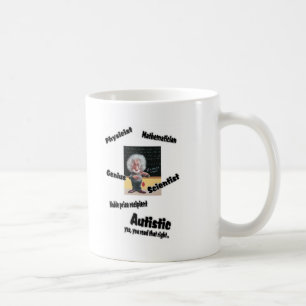 Caneca De Café Einstien autístico