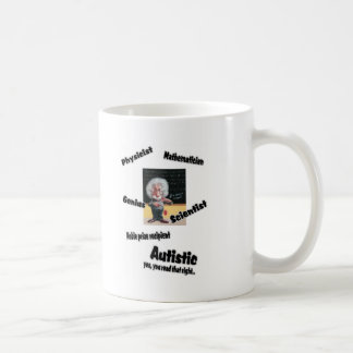 Caneca De Café Einstien autístico