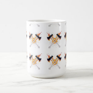Caneca De Café Eixos de Fantasia Cruzados com Energia Ígnea – Pod
