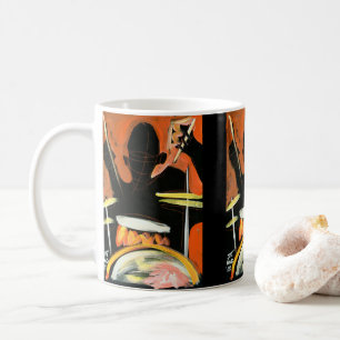 Caneca De Café ejgoldguru - acrílico - Um Banquete de bateristas