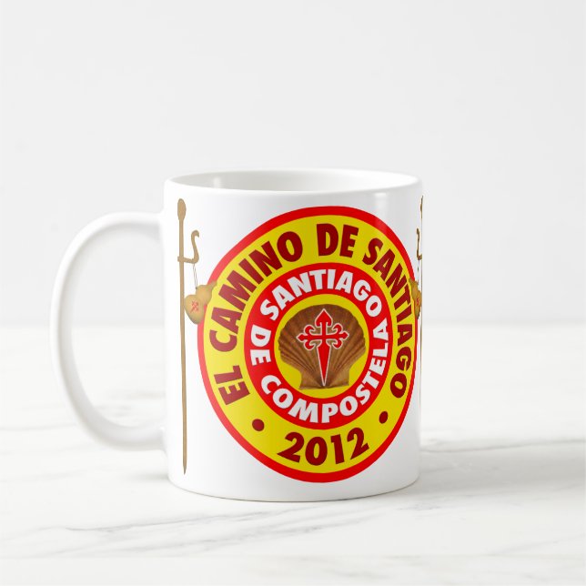 Caneca De Café EL Camino De Santiago 2012 (Esquerda)
