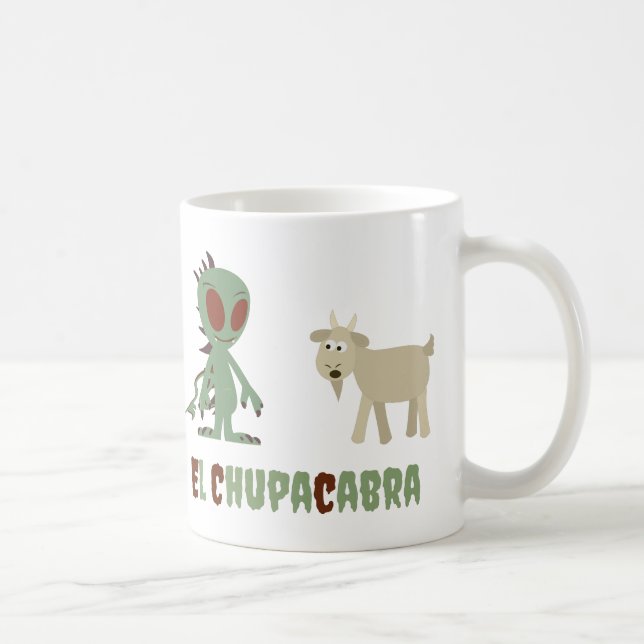 Caneca De Café El Chupacabra (Direita)