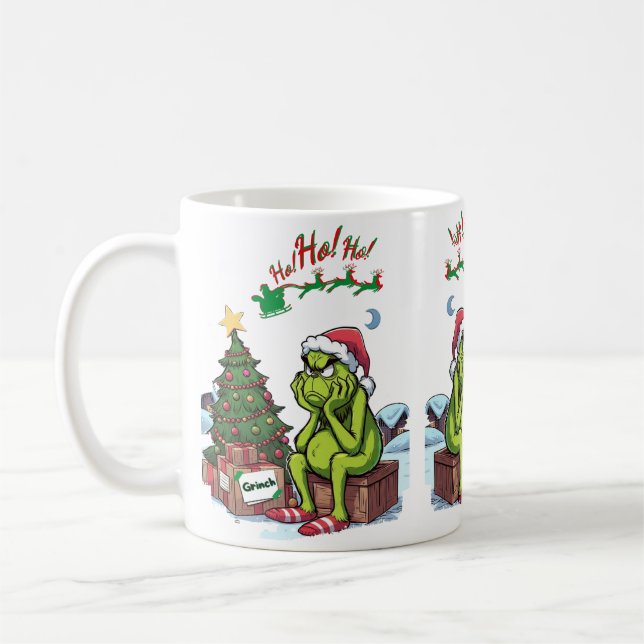 Caneca De Café El Grinch en Navidad (Esquerda)