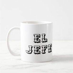 Caneca De Café El Jefe "O Chefe"