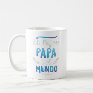 Caneca De Café El Mejor Papa Del Mundo Pai Dia de os pais