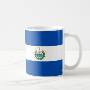 Caneca De Café El Salvador Flag Mug: Celebre suas raízes
