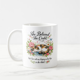 Caneca De Café Ela Acreditava Que Conseguiria Motivacional para