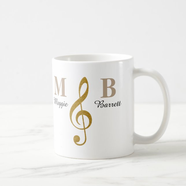 Caneca De Café ela adora música (Direita)