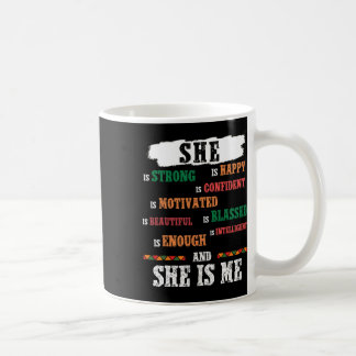 Caneca De Café Ela É Eu, O Problema Da Vida Negra Da História Neg