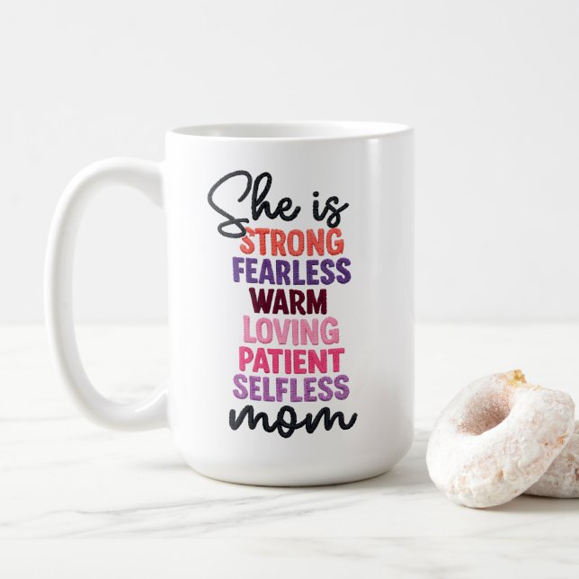 Caneca De Café *Ela é Mamãe (Com Donut)