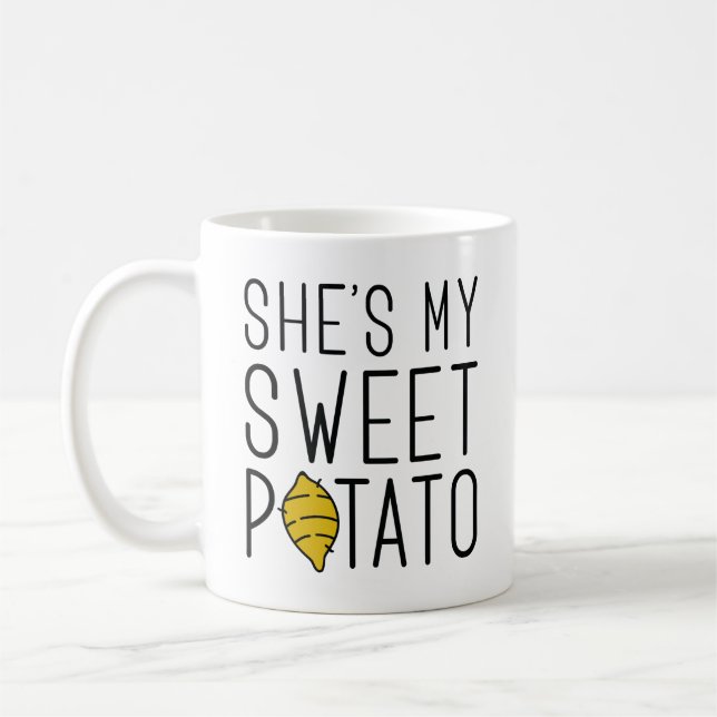Caneca De Café Ela é minha batata doce (Esquerda)