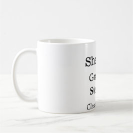 Caneca De Café Ela fez isso formando adicionar a classe de nome d