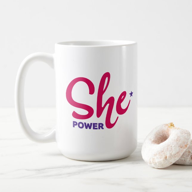 Caneca De Café Ela Power Mug (Com Donut)