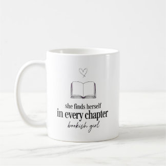 Caneca De Café Ela se Encontra em Todo Capítulo Bookish Open Bo