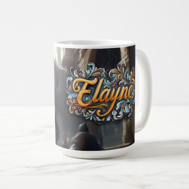 Caneca De Café Elayne Mug (Frente Esquerda)