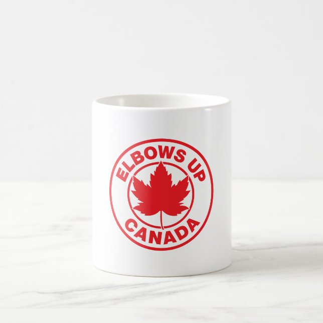 Caneca De Café Elbows Up Canadá (Centro)