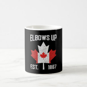 Caneca De Café Elbows Up Canada True North Strud Canadense