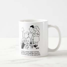 Caneca De Café Ele costumava sussurrar "doçuras"