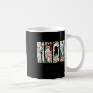 Caneca De Café Ele É Risen Cross Lamb Jesus Primavera Christi
