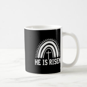 Caneca De Café Ele É Risen Cross Vintage Felz pascoa 1