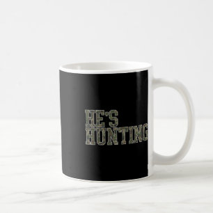 Caneca De Café Ele está caçando esposas Duck caçando esposas Deer