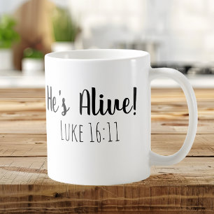Caneca De Café Ele Está Vivo Marcos 16:11
