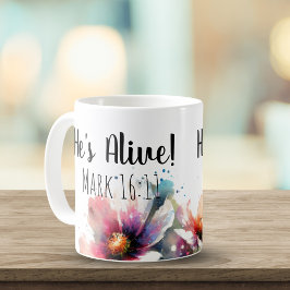 Caneca De Café Ele está vivo Mark 16:11