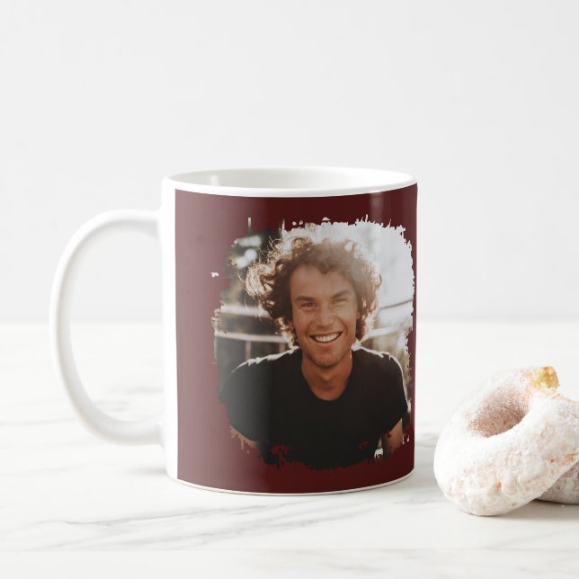 Caneca De Café Ele fez isso com o moderno roteiro da graduação de (Com Donut)