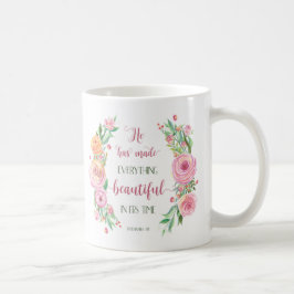 Caneca De Café Ele Fez Tudo Bela Eclesiastes 3:11