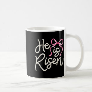 Caneca De Café Ele ressuscitou Jesus cristão feliz páscoa mulhere
