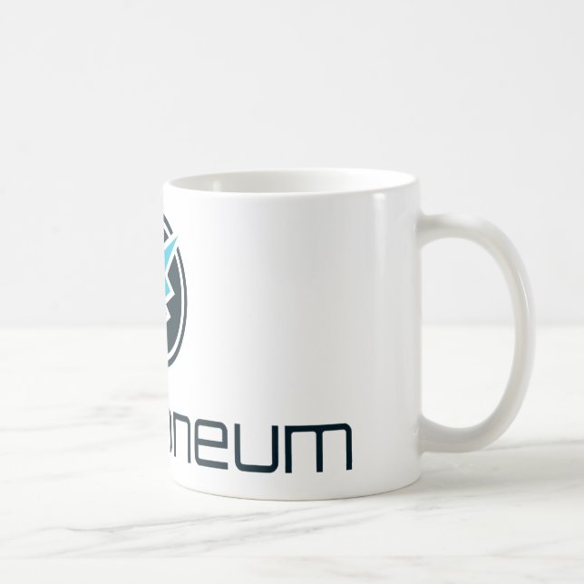 Caneca De Café Electroneum (ETN) logótipo (Direita)
