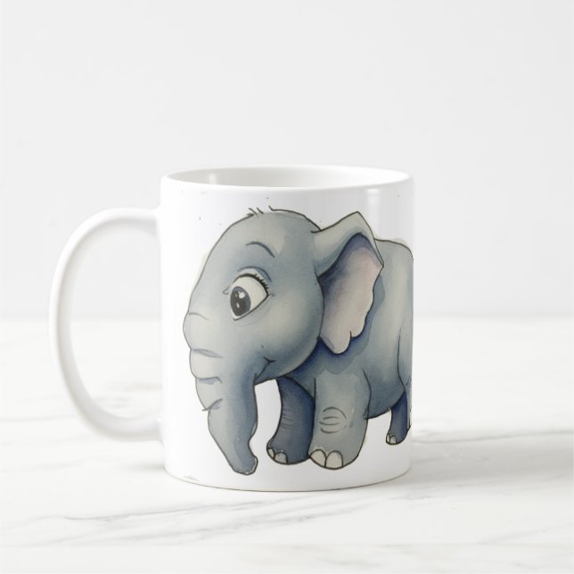 Caneca De Café Elefante (Esquerda)