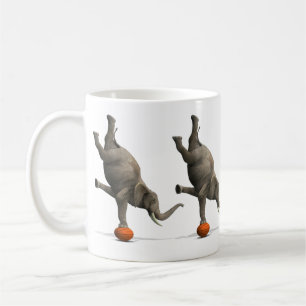 Caneca De Café Elefante Artístico