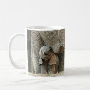 Caneca De Café Elefante Bebê