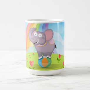 Caneca De Café Elefante Circo