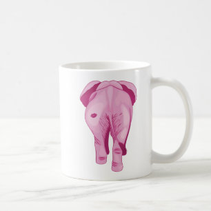 Caneca De Café Elefante cor-de-rosa SWAK