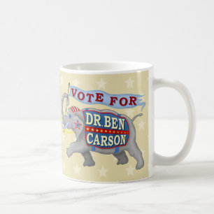 Caneca De Café Elefante do presidente 2016 republicano de Ben