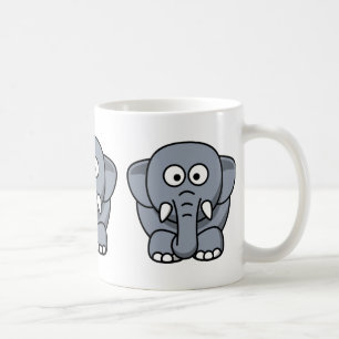 Caneca De Café Elefante Engraçado
